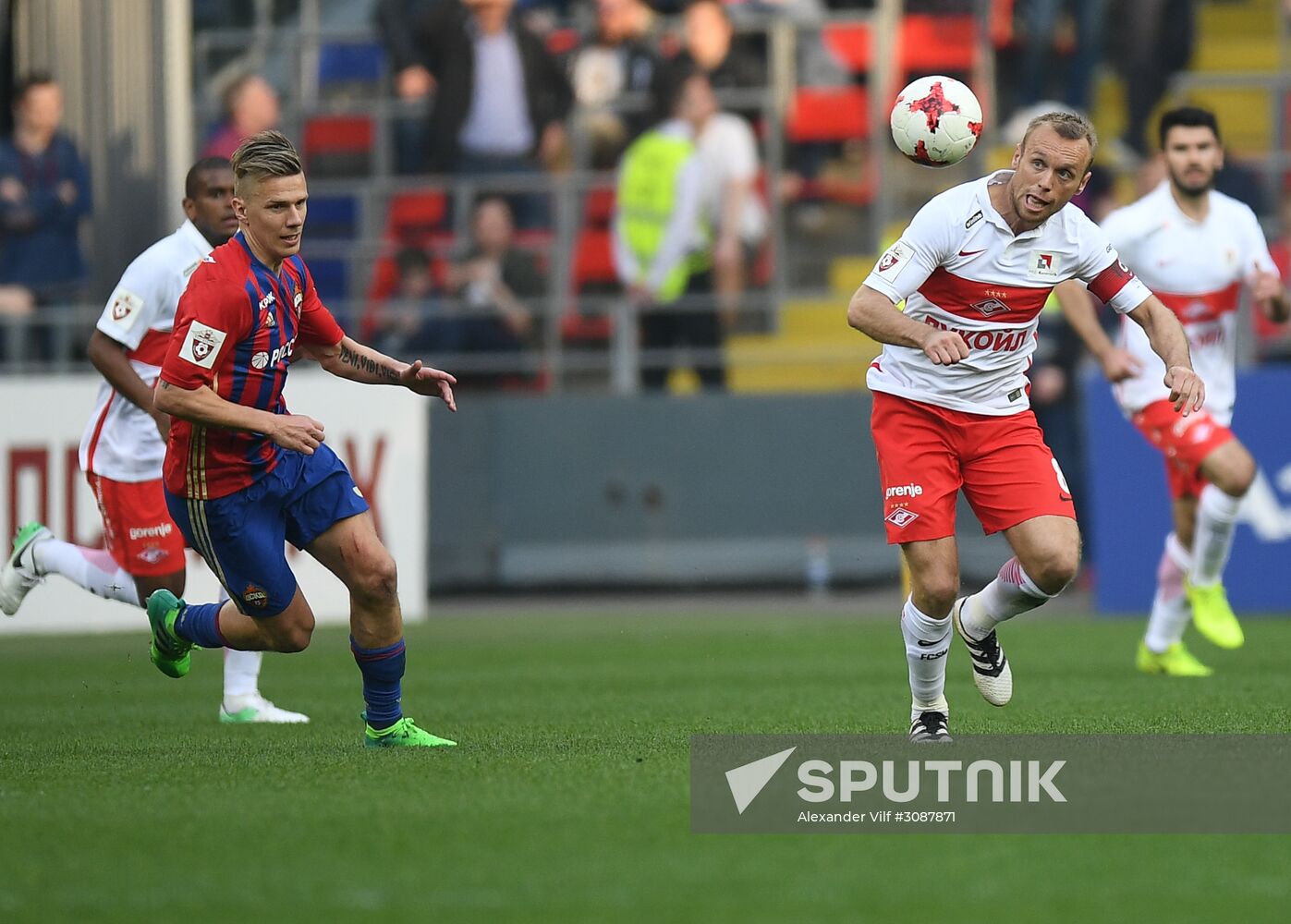 Russian Football Premier League. CSKA vs. Spartak