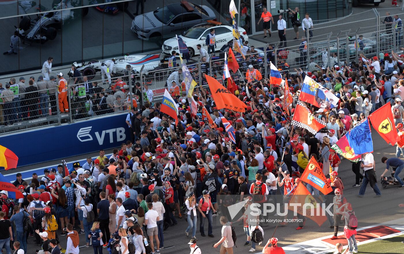 Formula One Russian Grand Prix race