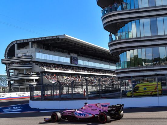 Formula One Grand Prix Russia. Race