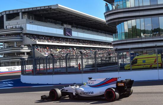 Formula One Grand Prix Russia. Race