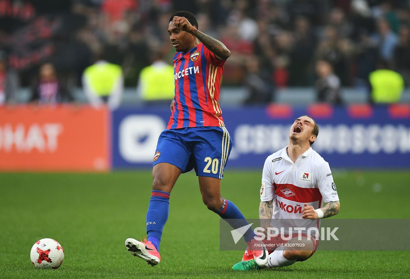 Russian Football Premier League. CSKA vs. Spartak