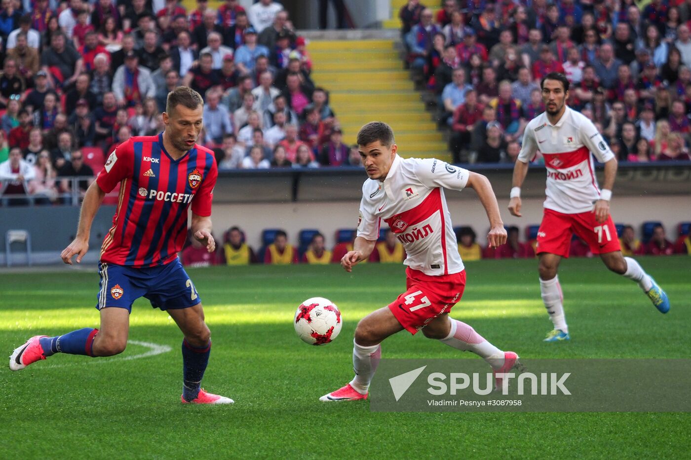 Russian Football Premier League. CSKA vs. Spartak