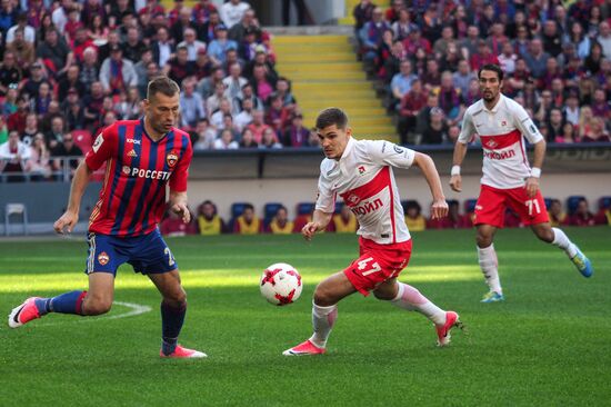 Russian Football Premier League. CSKA vs. Spartak