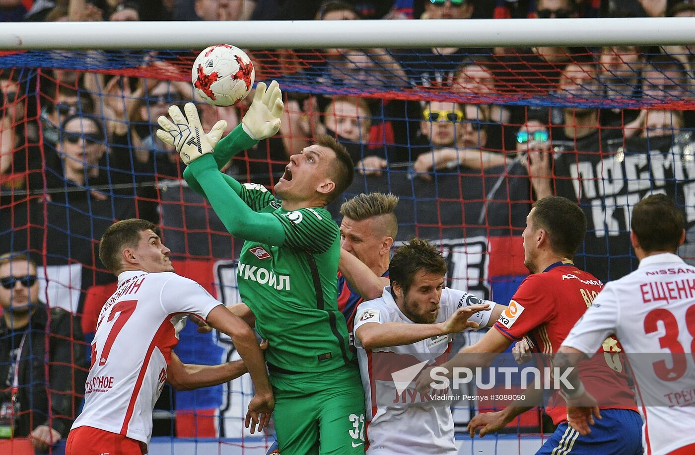 Russian Football Premier League. CSKA vs. Spartak