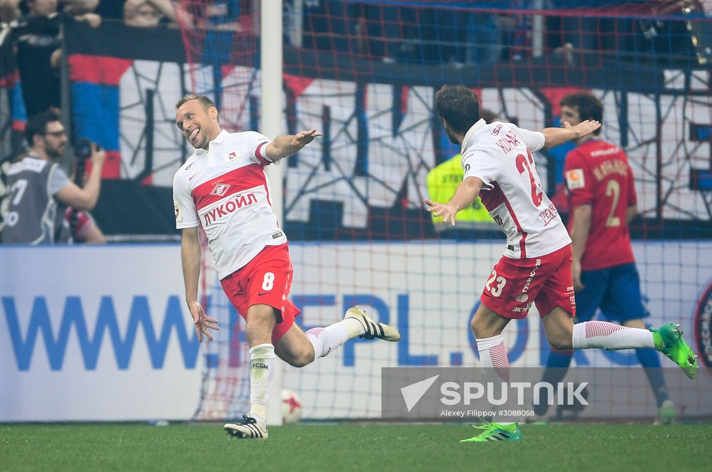 Russian Football Premier League. CSKA vs. Spartak