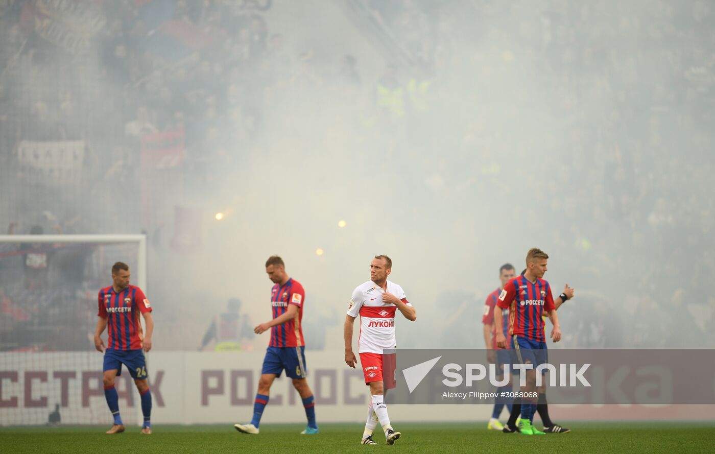 Russian Football Premier League. CSKA vs. Spartak