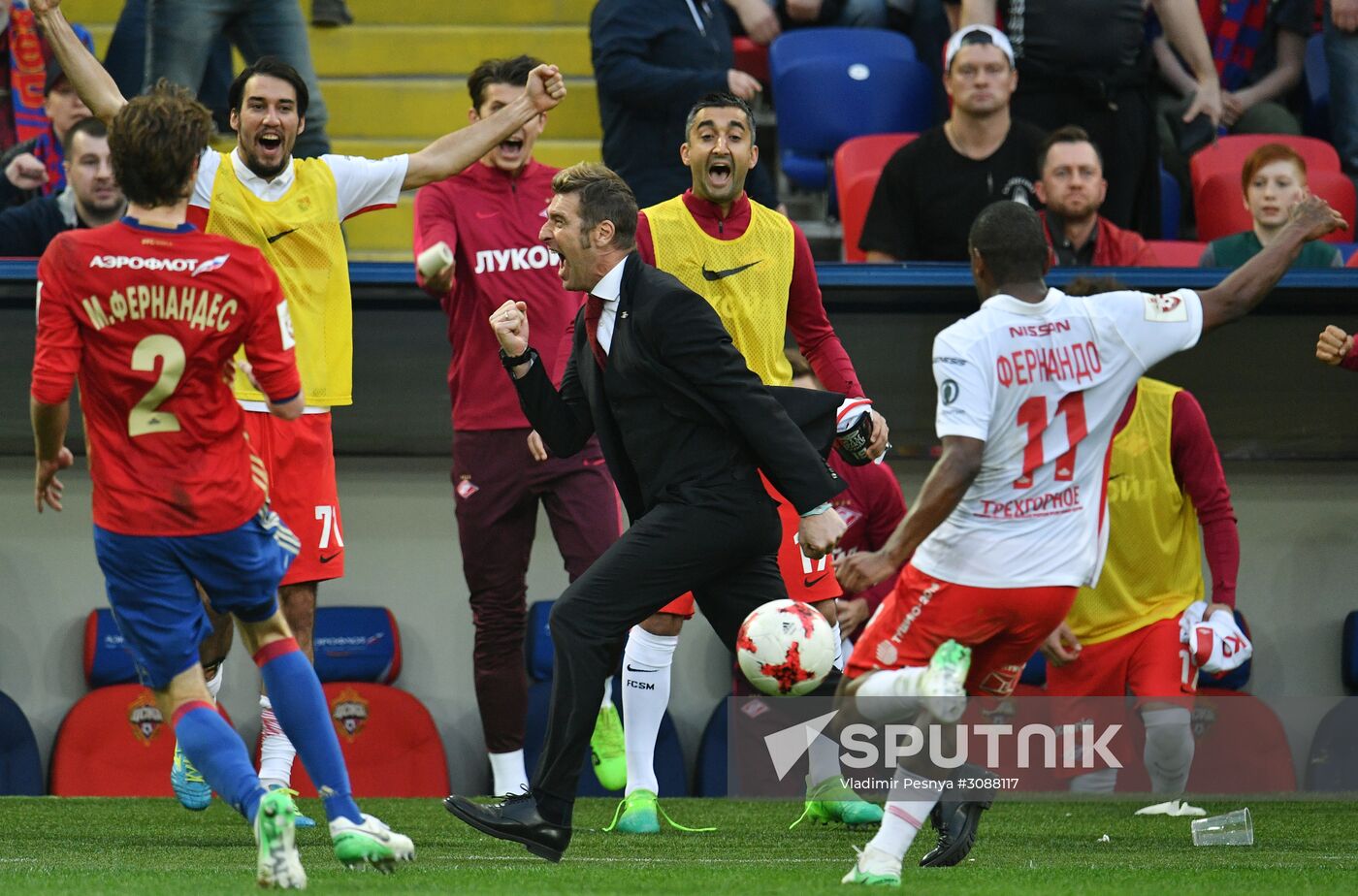 Russian Football Premier League. CSKA vs. Spartak