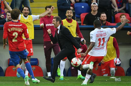 Russian Football Premier League. CSKA vs. Spartak