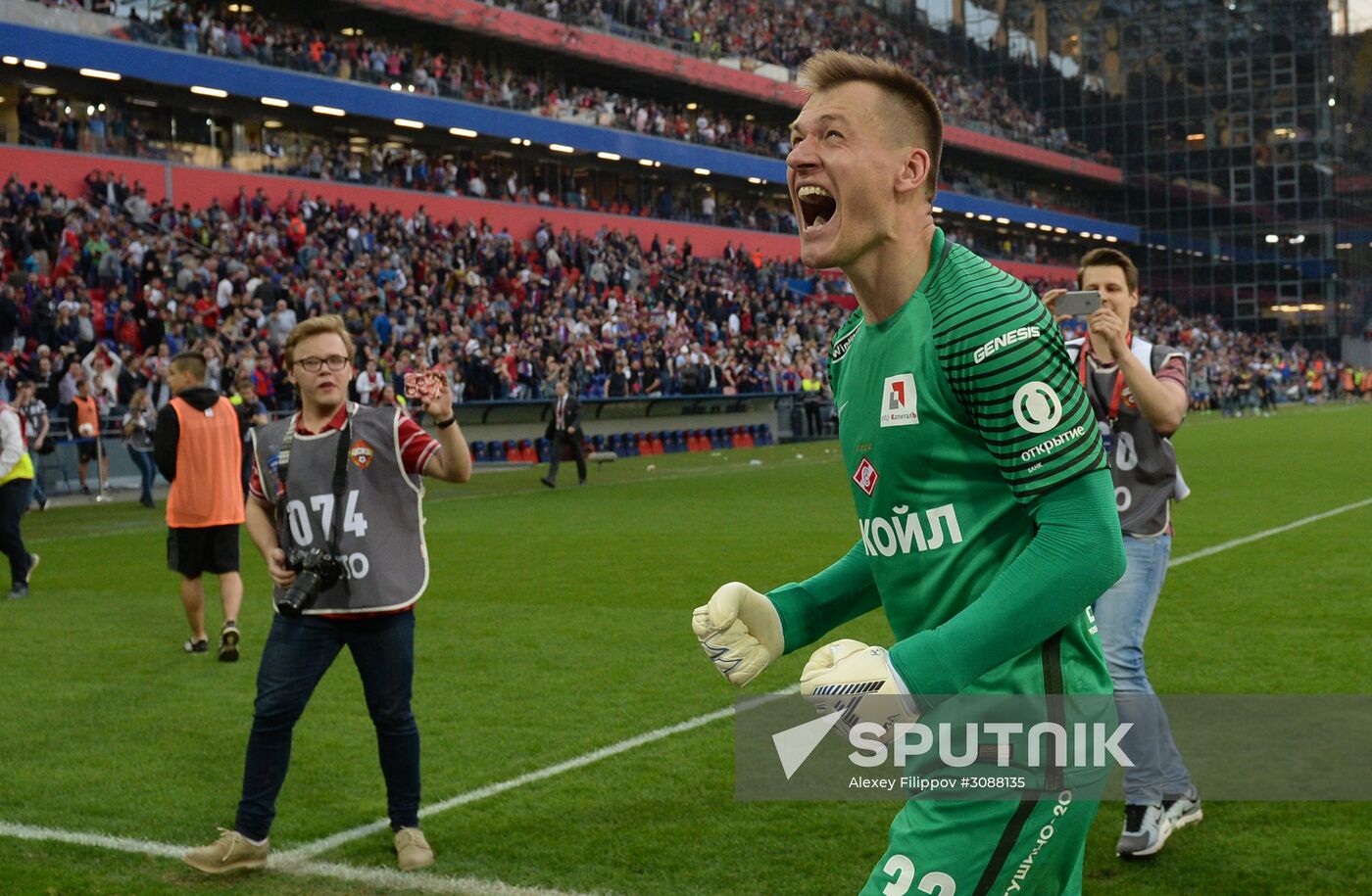 Russian Football Premier League. CSKA vs. Spartak