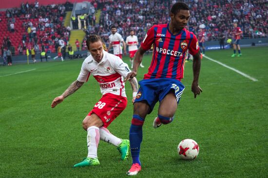 Russian Football Premier League. CSKA vs. Spartak