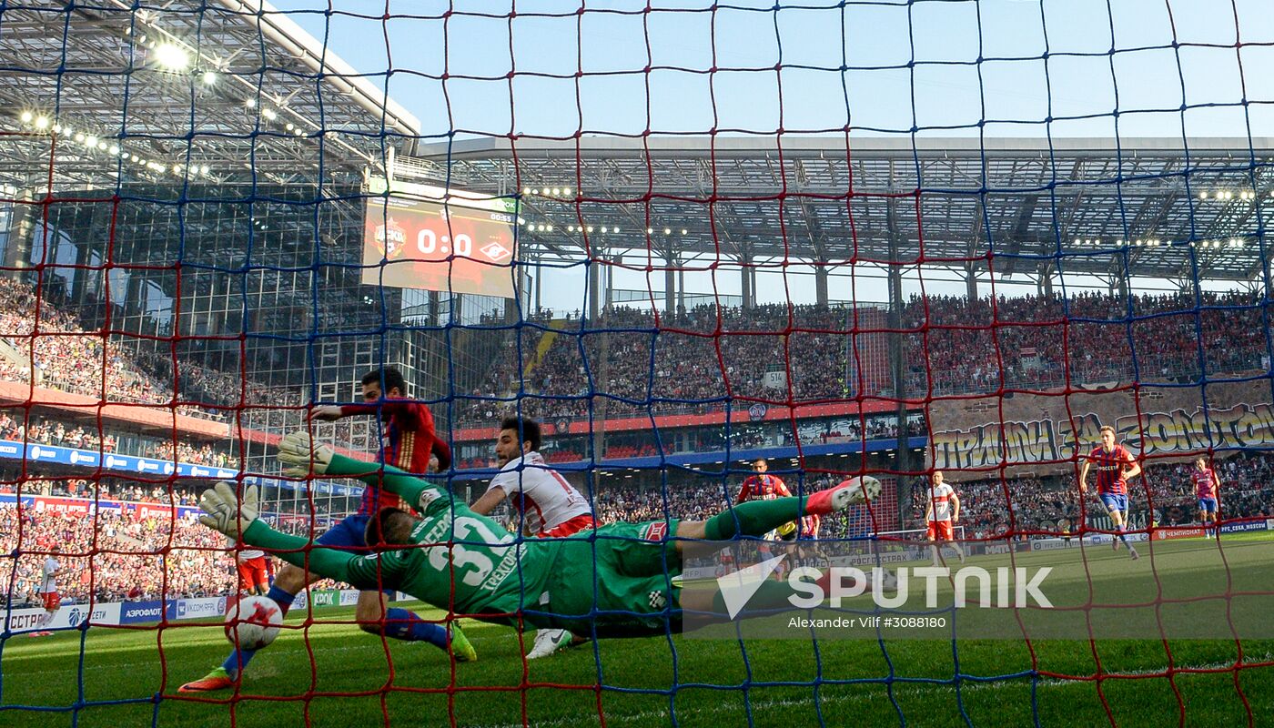 Russian Football Premier League. CSKA vs. Spartak