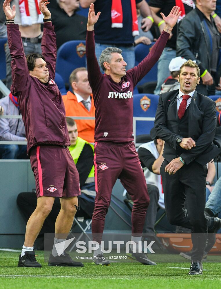 Russian Football Premier League. CSKA vs. Spartak