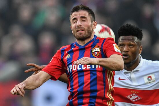 Russian Football Premier League. CSKA vs. Spartak