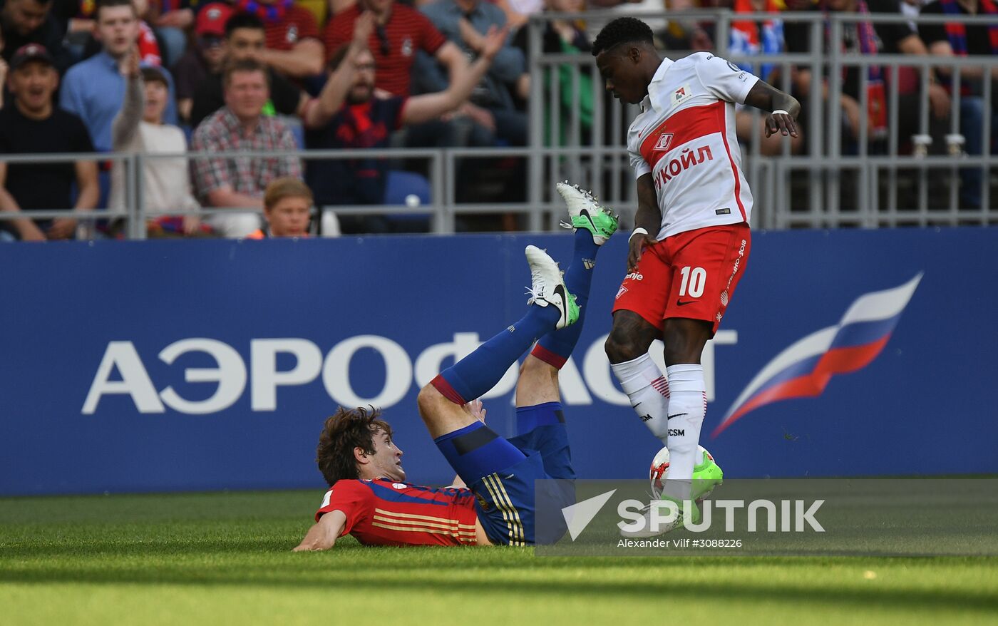 Russian Football Premier League. CSKA vs. Spartak