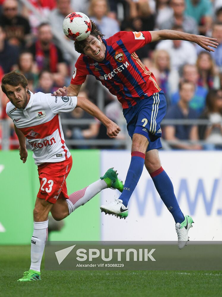 Russian Football Premier League. CSKA vs. Spartak