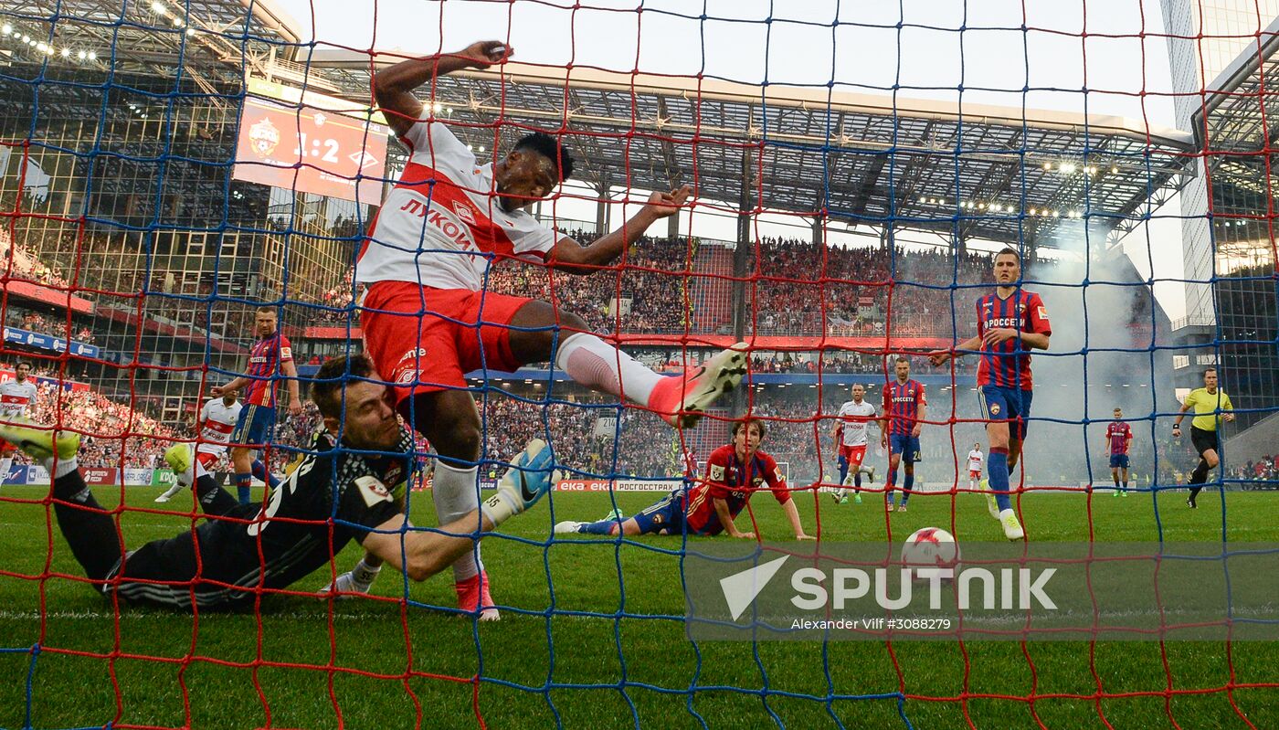 Russian Football Premier League. CSKA vs. Spartak