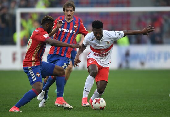 Russian Football Premier League. CSKA vs. Spartak