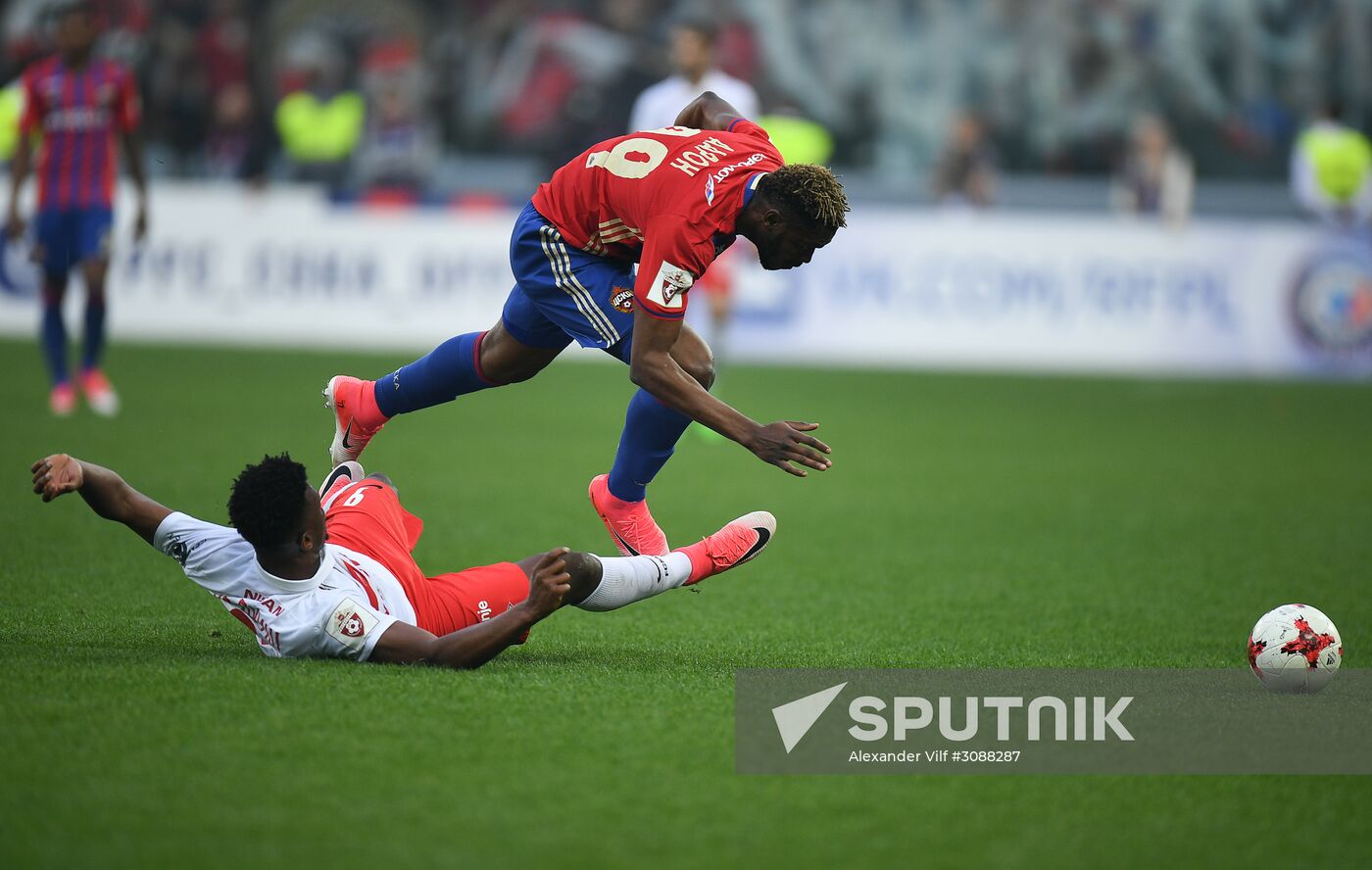 Russian Football Premier League. CSKA vs. Spartak