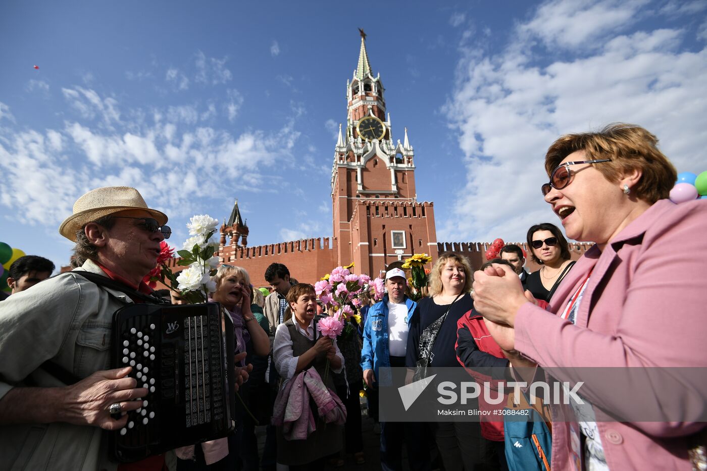May Day demonstration on Red Square