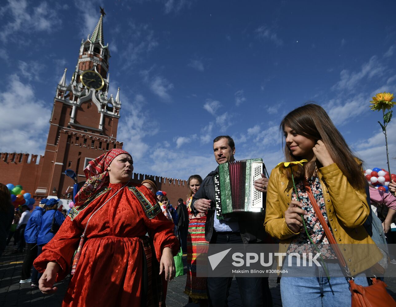 May Day demonstration on Red Square