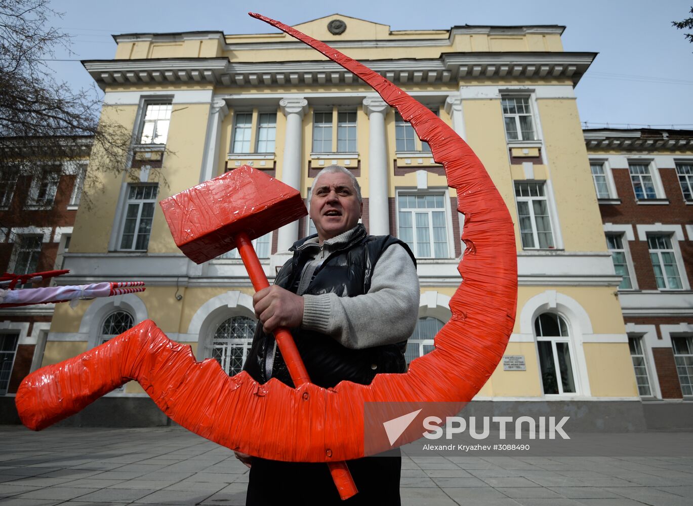 May Day celebrations in Russian cities