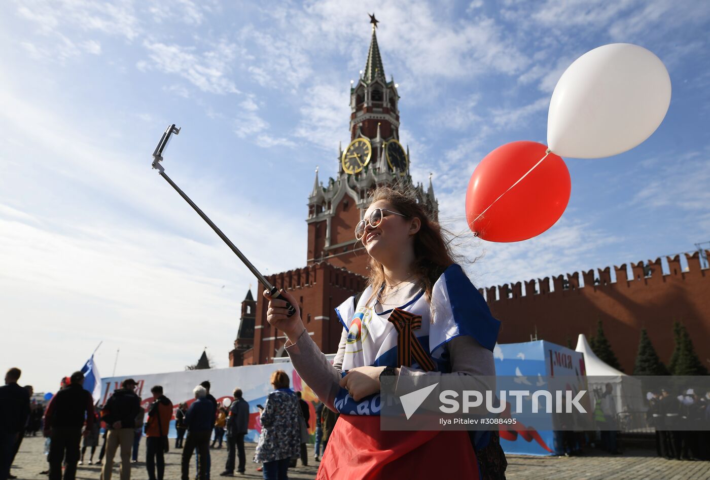Labor Day demonstration on Red Square