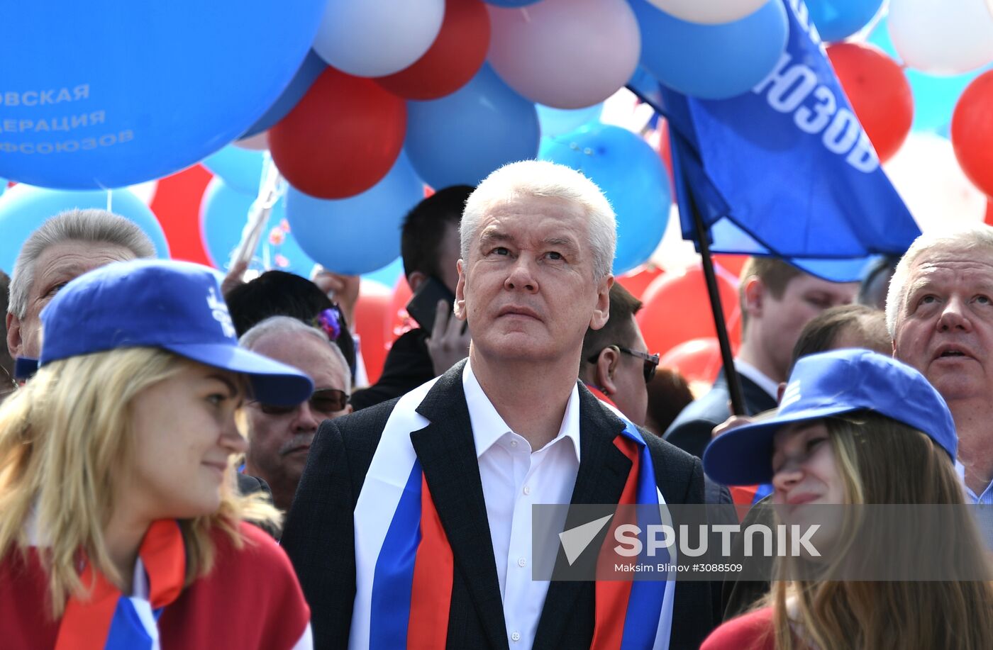 May Day demonstration on Red Square