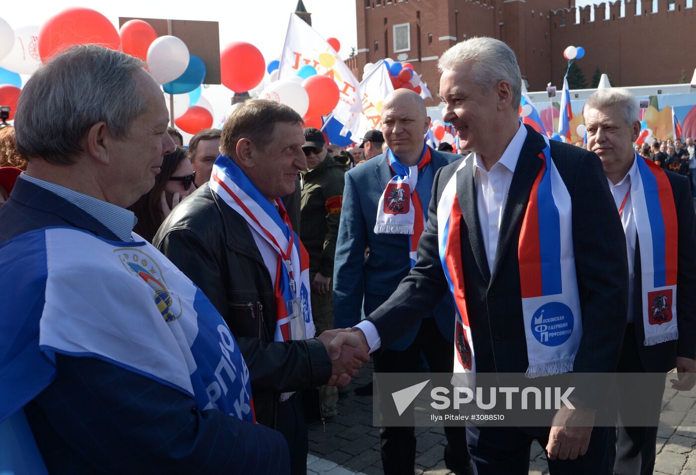 May Day demonstration on Red Square
