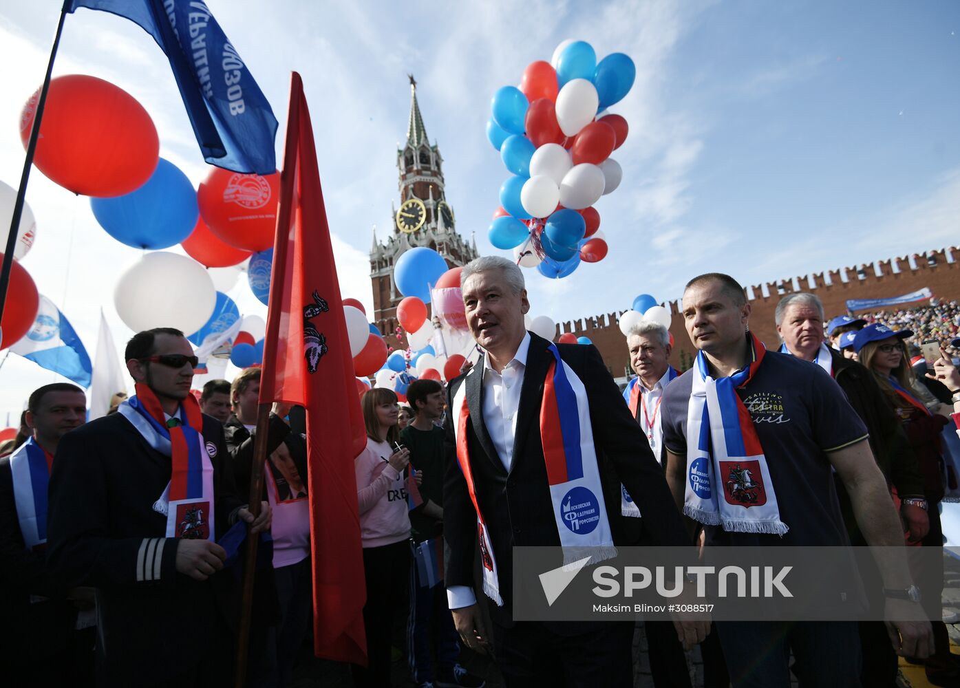 May Day demonstration on Red Square