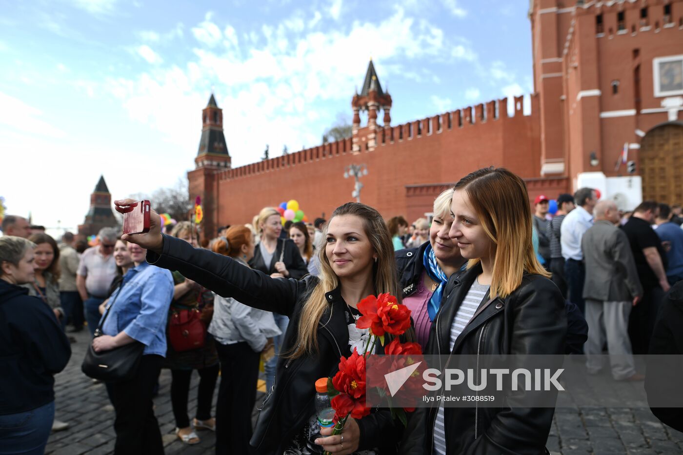 May Day demonstration on Red Square