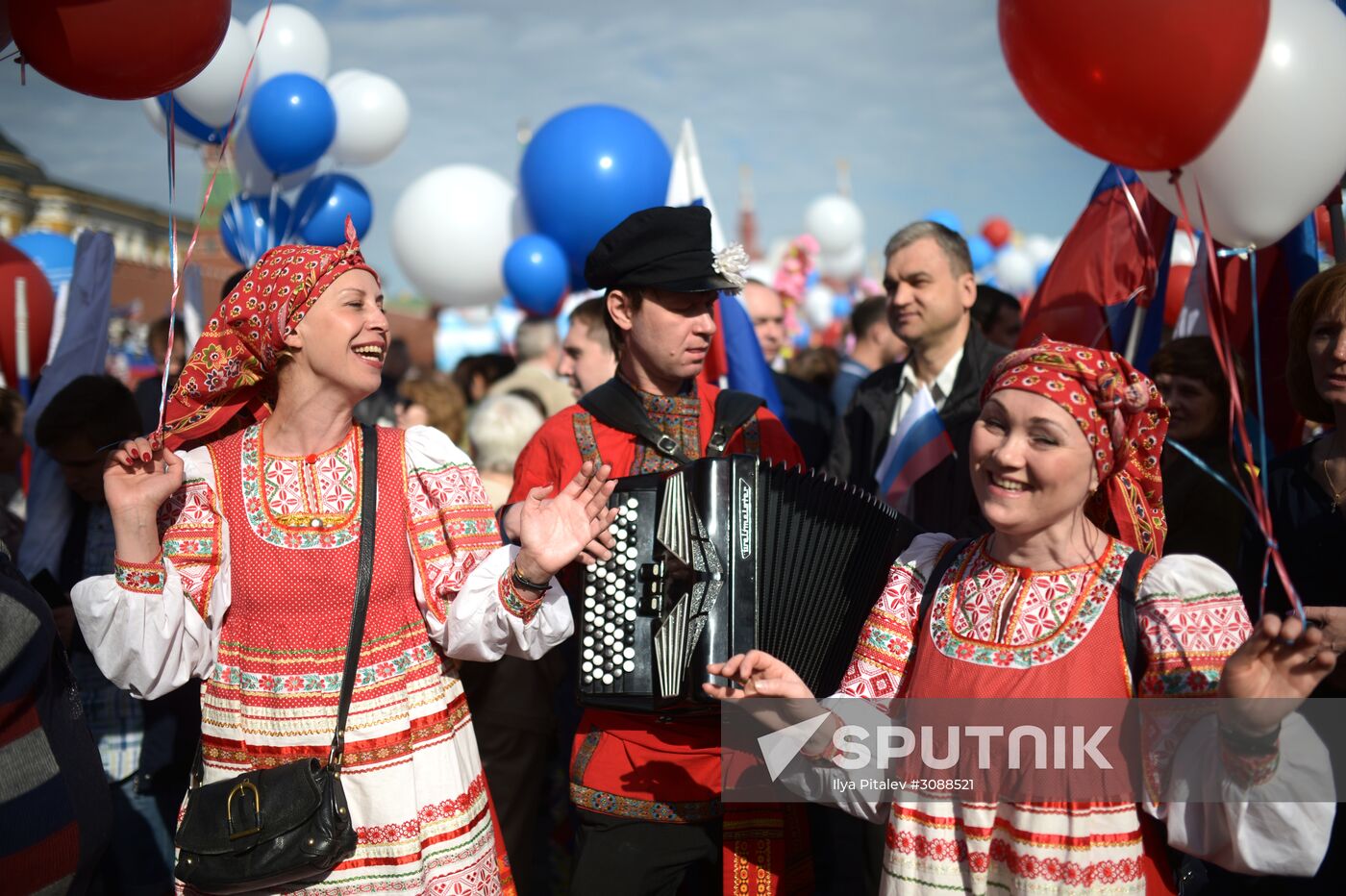 May Day demonstration on Red Square