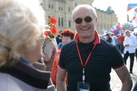 May Day demonstration on Red Square