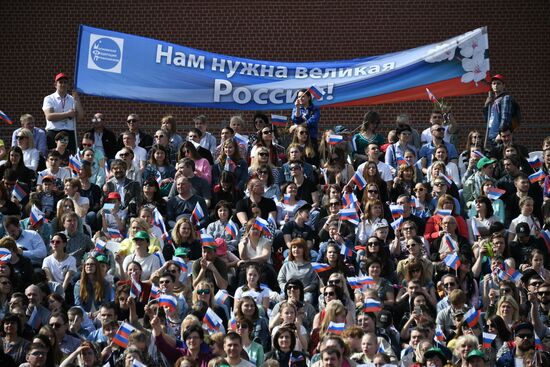 May Day demonstration on Red Square