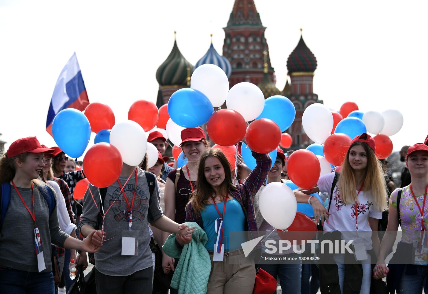 Labor Day demonstration on Red Square