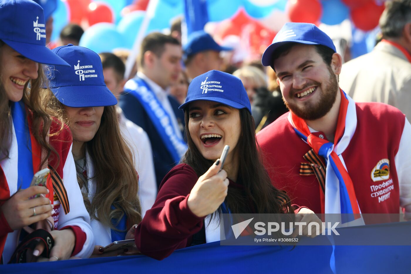 May Day demonstration on Red Square
