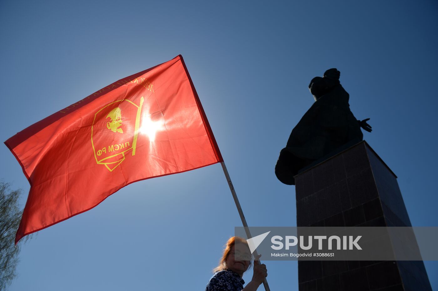 May Day celebrations in Russian cities