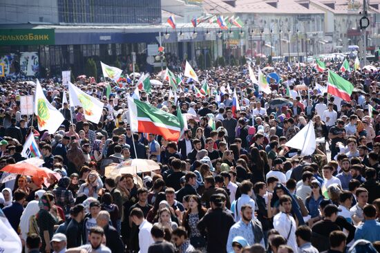 May Day celebrations in Russian cities