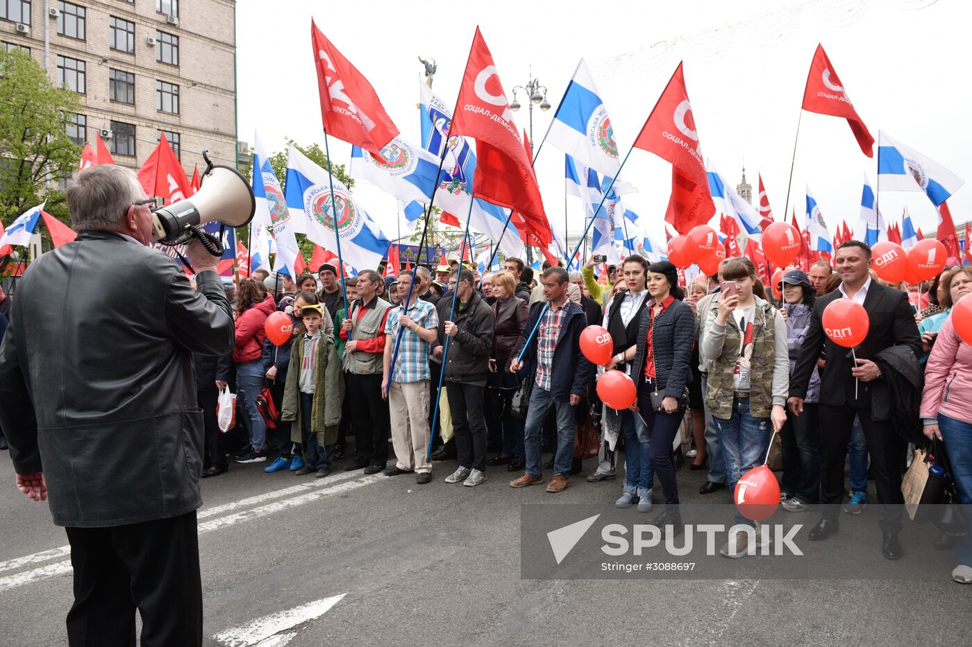 Events on International Workers' Solidarity Day abroad