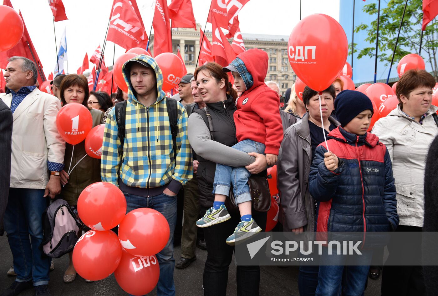 Events on International Workers' Solidarity Day abroad