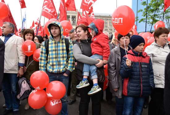 Events on International Workers' Solidarity Day abroad