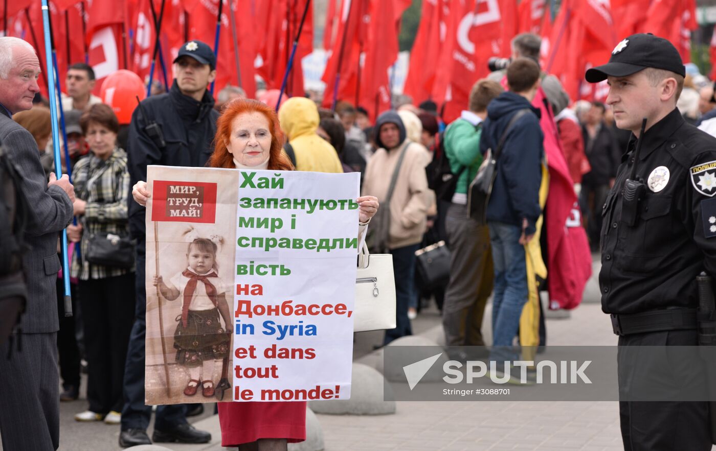 Events on International Workers' Solidarity Day abroad