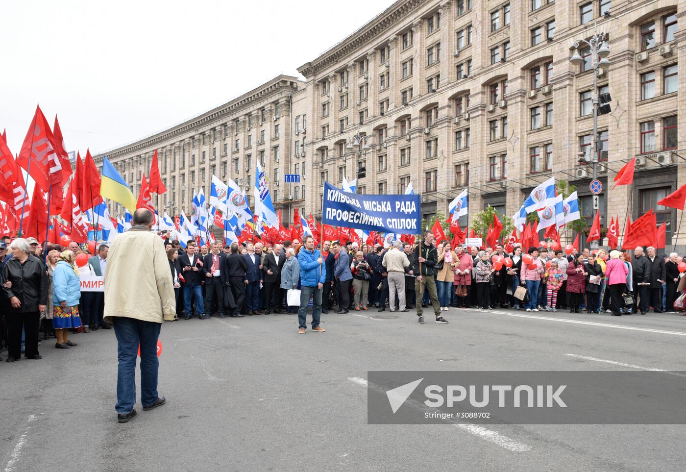 Events on International Workers' Solidarity Day abroad