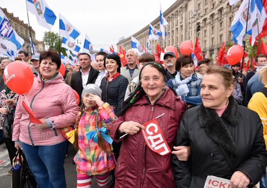 Events on International Workers' Solidarity Day abroad