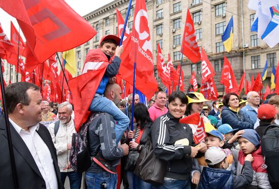Events on International Workers' Solidarity Day abroad