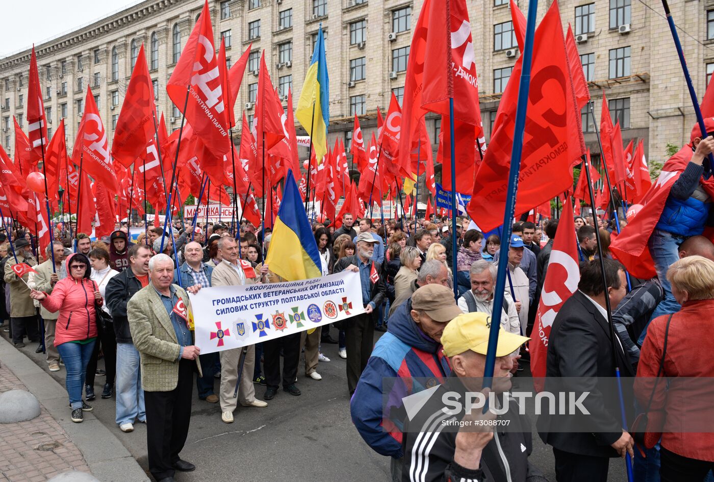 Events on International Workers' Solidarity Day abroad