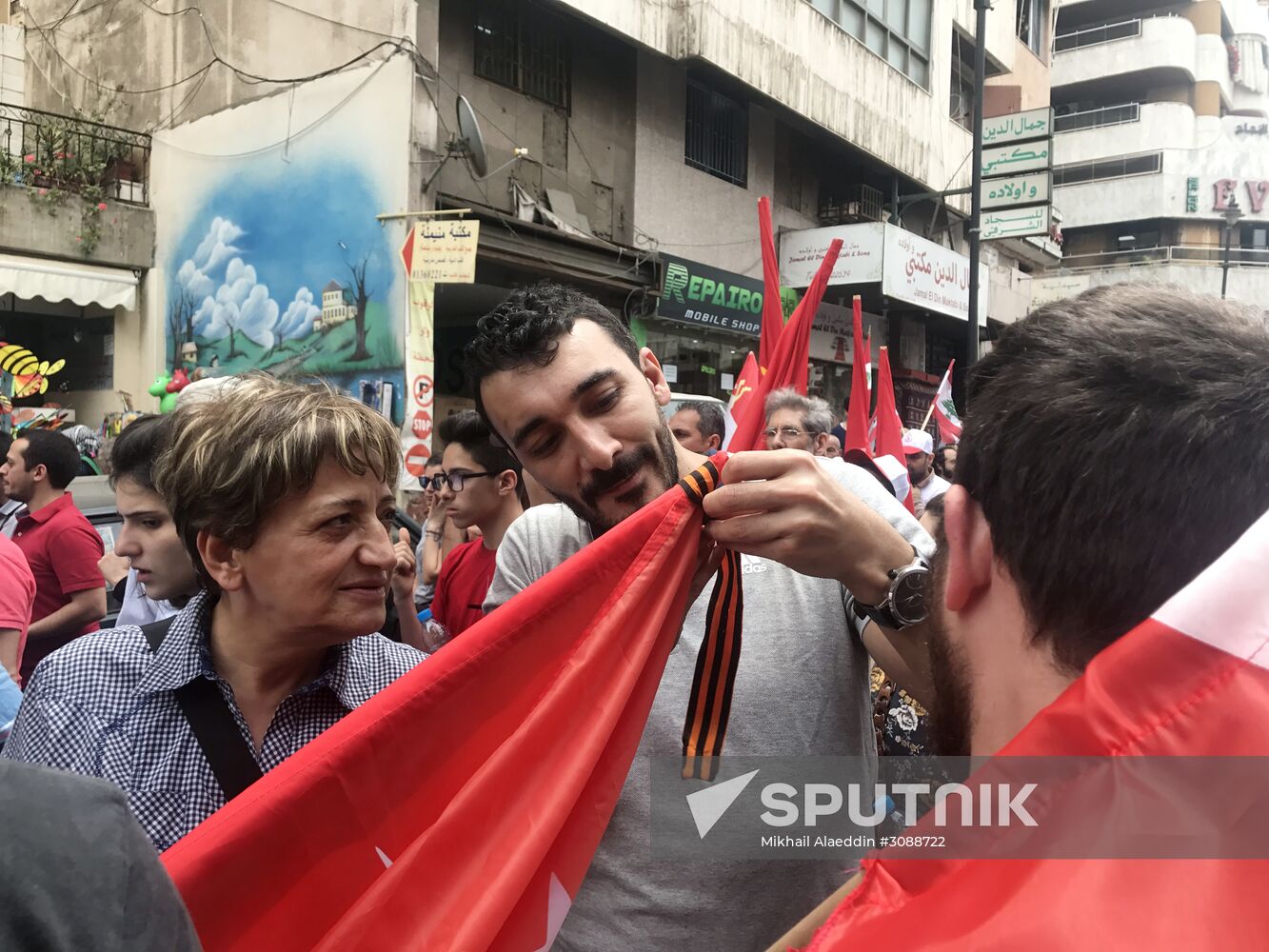 Peaceful rally in Lebanon on Worker Solidarity Day