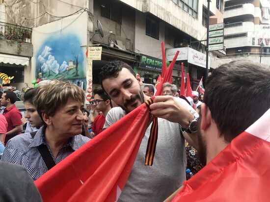 Peaceful rally in Lebanon on Worker Solidarity Day