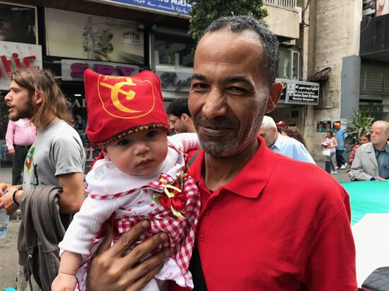 Peaceful rally in Lebanon on Worker Solidarity Day