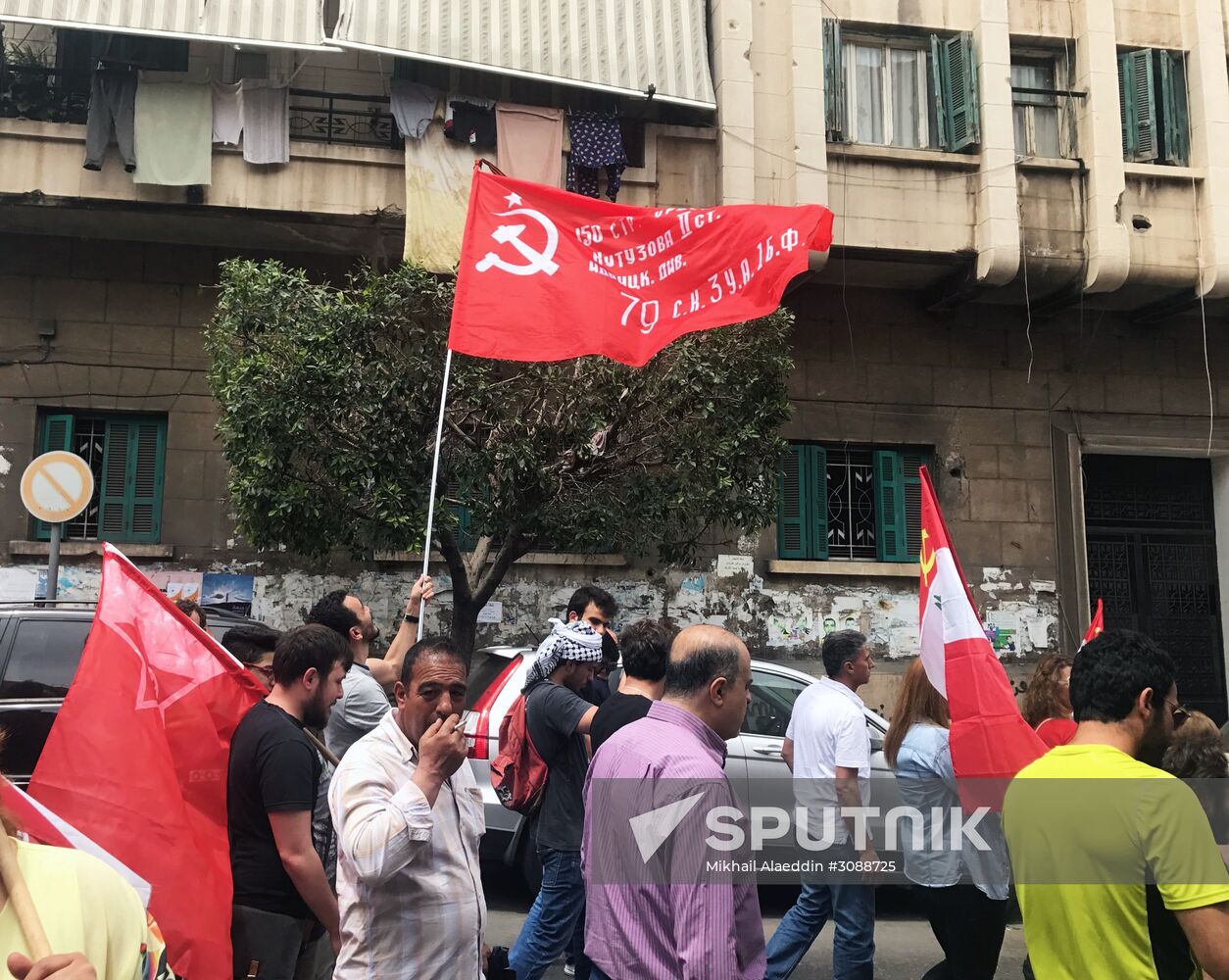 Peaceful rally in Lebanon on Worker Solidarity Day