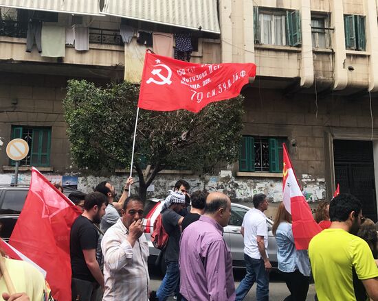 Peaceful rally in Lebanon on Worker Solidarity Day